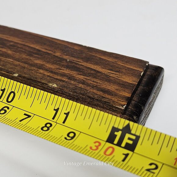 Vtg Hand-Carved 12" Wooden Cross Brown Rustic Decor Easter Jesús Religious Fish - Picture 5 of 11